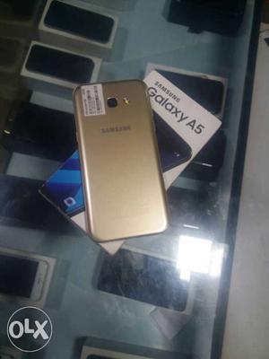 Samsung galaxy a gold colour 6months used