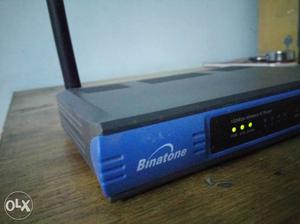 Black And Blue Binatone Wireless Route