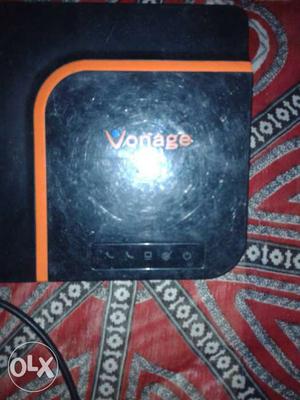 Black And Orange Vonage Router