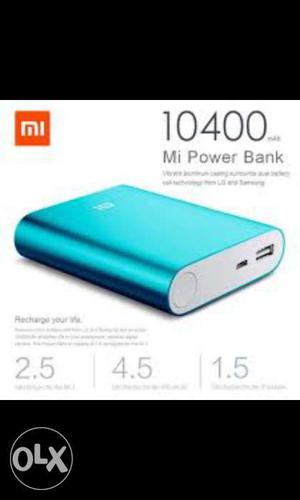 Blue Xiaomi mAh Power Bank