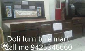 Brand new double bed box 6×6plywood teak wood.