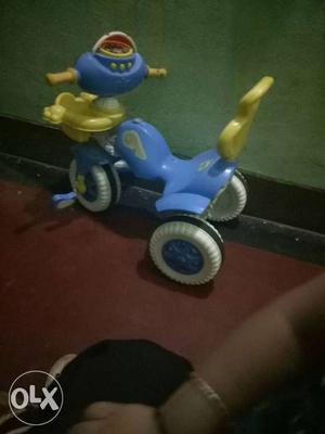 Children's Purple And Yellow Trike