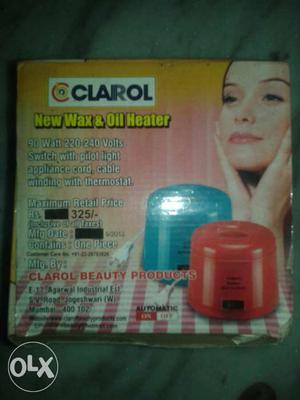 Clarol New Wax & Oil Heater Box