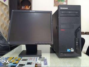 Core 2 DUo Lenovo Computer FUll Set And 2gb Ram 160gb Hdd in