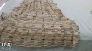 Cotton silk fabric 19 pieces curtain 2.5 meters length 1year