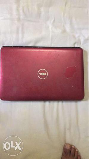 Dell Red Laptop