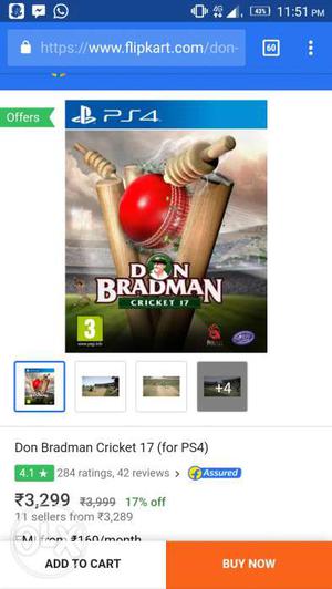 Don Bradman cricket 17 for ps 4 Dbc 17 ps4.
