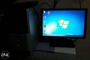 Dual core Cpu 160gb 2gb ram 17inch Lcd monitor good working