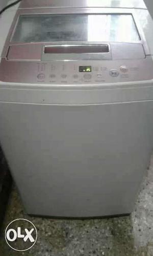 Gray Top-load Washing Machine