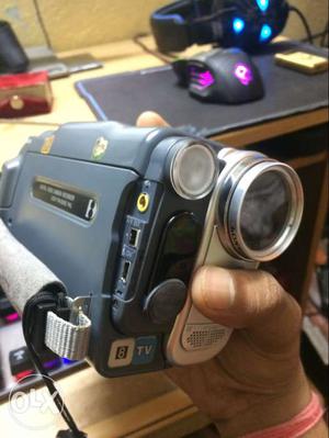 Grey And Black Video Camera