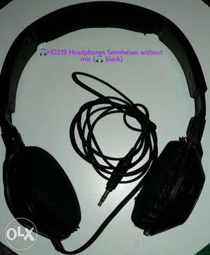 HD219 headphones without mic (black) 1 month old