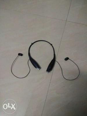 Its lg brand Bluetooth headset it is in good