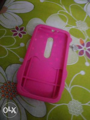 Pink Plastic Phone Case moto 3rd gen