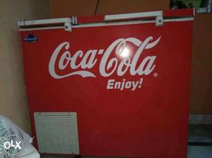 Red Coca-Cola Freezer