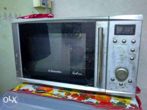 Silver Electrolux Microwave Oven