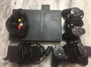 Sony Playstation 2 with two joysticks.no bill and