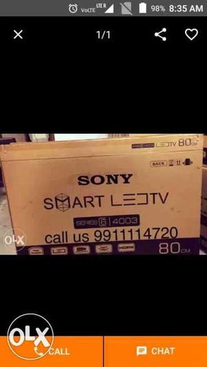 Sony Smart LED TV with box 32 inch smart