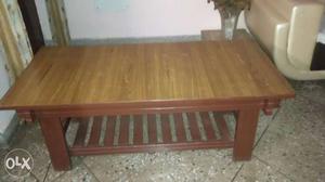 Teak wood with sunmika top central table