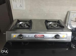 Two burner gas stove for piped gas PNG