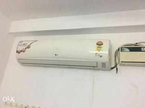 White LG Split-type Air Conditioner