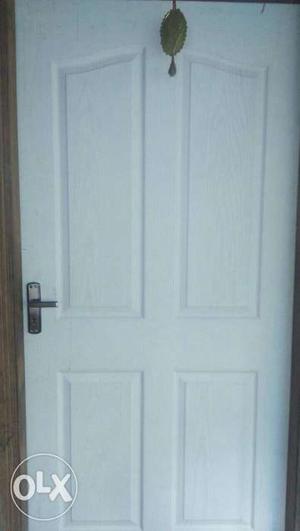 White Wooden Panel Door