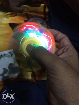 Yellow LED Hand Spinner