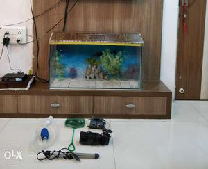 A  inches (approx 70 litres) aquarium in