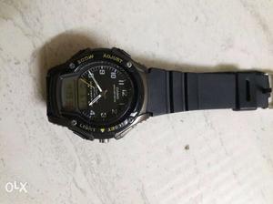 Casio watch dual timing good condition waterproof
