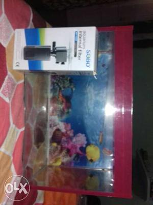 Fish aqaurium fine condition with all accessories