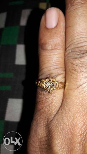 Gold plated ring for women 2times used for