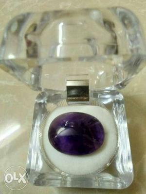 Natural Amethyst Gemstone With Certificate