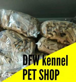 Pups Dogs Foods and Pets Accessories Available