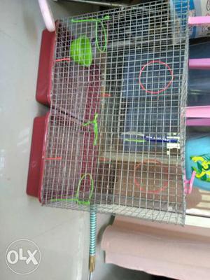 Red And Green Pet Cage