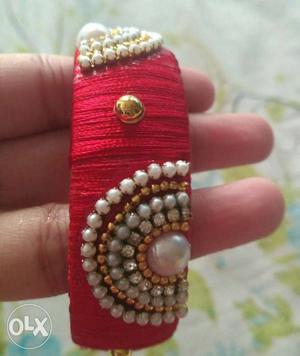 Red Silk-thread Bangle
