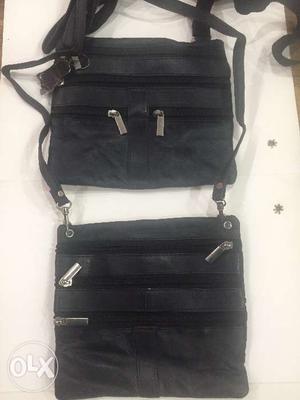 Sling bag,100%genuine leather# cut piece