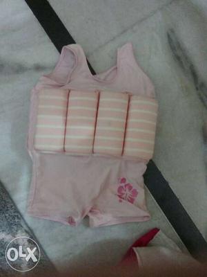 Toddler Girl's Pink Swimsuit