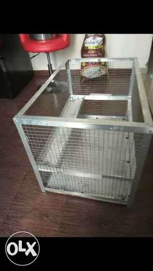 Very Strong cage made at home base is wooden