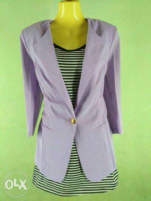 Women's Purple Suit Jacket