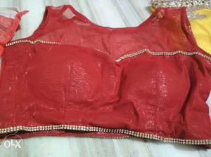 Women's red And Yellow lahnga Traditional Dress