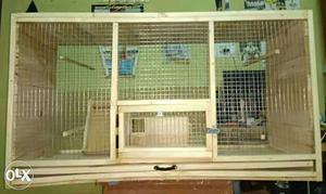 Wooden Bird Cage fresh peace new