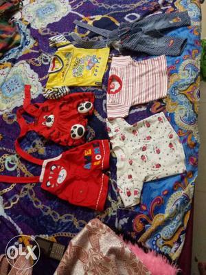 3 months baby clothes all only 500 no bargain