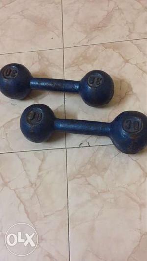 8 LB Metal Dumbbell pair for sale