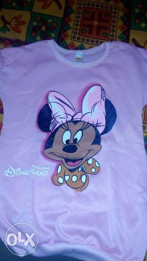 All new Disney xl size hoodie in pink colour