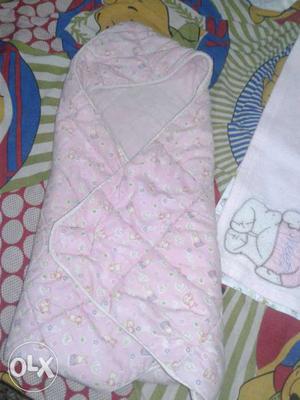 Baby's Pink carry blanket