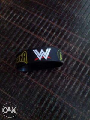 Black And White WWE Silicone Bracelet