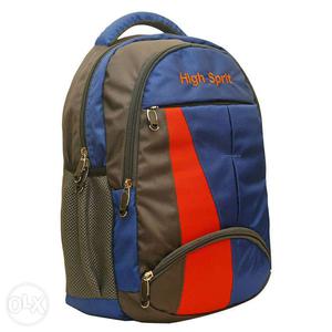 Grey, Blue, And Red High Spirit Backpack