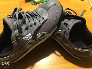 Grey original puma shoes size UK 3.5 US 4.5 In
