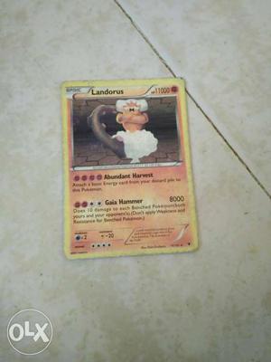 Landorus Pokemon Trading Card