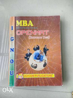 MBA Openmat books. Can be used as a question