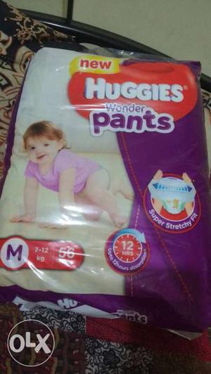 New Huggies Wonder Pants Plastic Pack
